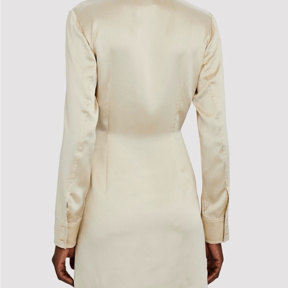 INTERMIX Cream Long Sleeve Dress - Picture 4 of 6